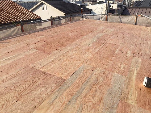 片流れ屋根新築工事